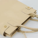 GUCCI Tote Bag Patent leather 2way Beige Gold 000 1118 0503 Auth bs35979-6