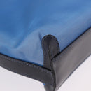LOEWE Tote Bag Nylon Mesh Blue Silver Auth bs35980-9