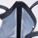 LOEWE Tote Bag Nylon Mesh Blue Silver Auth bs35980-17