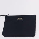 LOEWE Tote Bag Nylon Mesh Blue Silver Auth bs35980-18