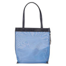 LOEWE Tote Bag Nylon Mesh Blue Silver Auth bs35980-2