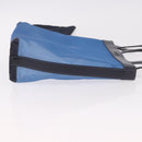 LOEWE Tote Bag Nylon Mesh Blue Silver Auth bs35980-3