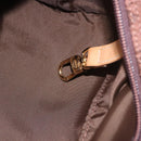 MCM Vicetos Logogram Hand Bag Nylon Brown Gold Auth bs35982A-21