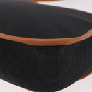 SAINT LAURENT Shoulder Bag PVC Canvas Black Gold Auth bs35986-13