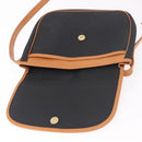 SAINT LAURENT Shoulder Bag PVC Canvas Black Gold Auth bs35986-15