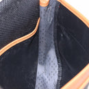 SAINT LAURENT Shoulder Bag PVC Canvas Black Gold Auth bs35986-17