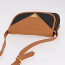 SAINT LAURENT Shoulder Bag PVC Canvas Black Gold Auth bs35986-6