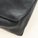 CHANEL COCO Mark Chain Tote Bag Leather Black Gold CC Auth bs35989V-13