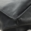 CHANEL COCO Mark Chain Tote Bag Leather Black Gold CC Auth bs35989V-14