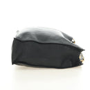 CHANEL COCO Mark Chain Tote Bag Leather Black Gold CC Auth bs35989V-5