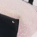 CHANEL Hand Bag Canvas Pink Silver CC Auth bs35992A-14
