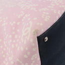 CHANEL Hand Bag Canvas Pink Silver CC Auth bs35992A-15