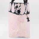 CHANEL Hand Bag Canvas Pink Silver CC Auth bs35992A-4