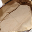 Chloe Paraty Hand Bag Leather Brown Gold Auth bs35996-11