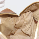 Chloe Paraty Hand Bag Leather Brown Gold Auth bs35996-20