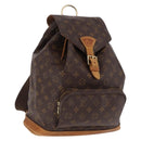 LOUIS VUITTON Monogram Montsouris GM Backpack M51135 LV Auth bs35999-1