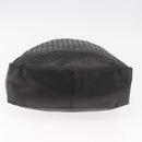 BOTTEGA VENETA INTRECCIATO Shoulder Bag Leather Black Auth bs36000-7
