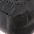 BOTTEGA VENETA INTRECCIATO Shoulder Bag Leather Black Auth bs36000-15