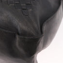 BOTTEGA VENETA INTRECCIATO Shoulder Bag Leather Black Auth bs36000-16