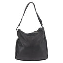 BOTTEGA VENETA INTRECCIATO Shoulder Bag Leather Black Auth bs36000-2