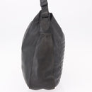 BOTTEGA VENETA INTRECCIATO Shoulder Bag Leather Black Auth bs36000-5