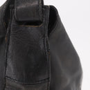 BOTTEGA VENETA INTRECCIATO Shoulder Bag Leather Black Auth bs36000-6