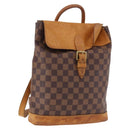LOUIS VUITTON Damier Ebene Arlucan Backpack N99038 LV Auth bs36001-1