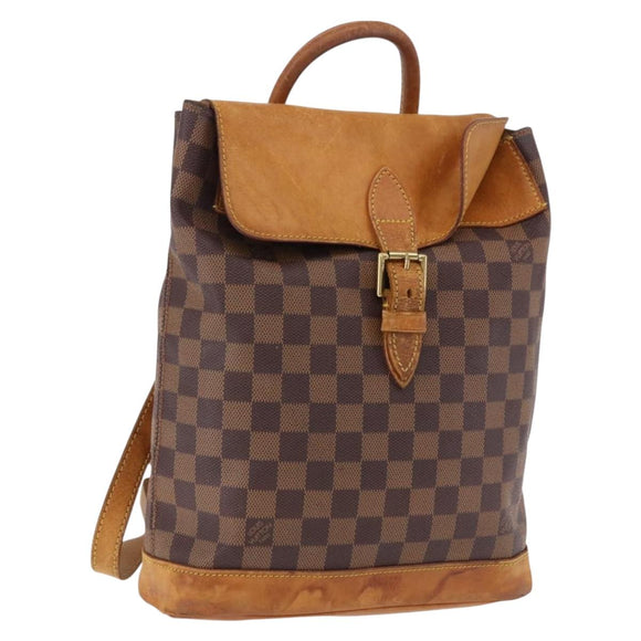 LOUIS VUITTON Damier Ebene Arlucan Backpack N99038 LV Auth bs36001
