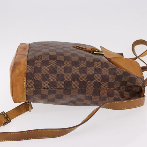 LOUIS VUITTON Damier Ebene Arlucan Backpack N99038 LV Auth bs36001