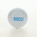 GUCCI Golf Ball Set Rubber White Auth bs36003M-10