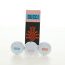 GUCCI Golf Ball Set Rubber White Auth bs36003M-14