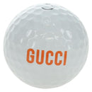 GUCCI Golf Ball Set Rubber White Auth bs36003M-2
