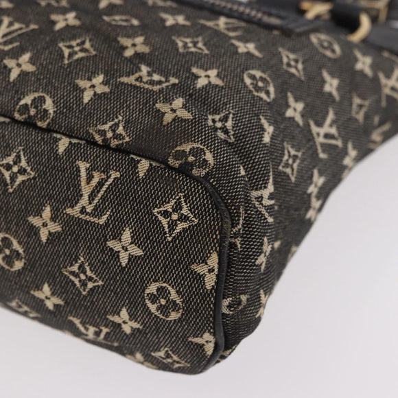 LOUIS VUITTON Monogram Mini Lucille PM Hand Bag Noir M92610 LV Auth bs36007
