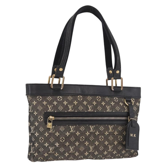 LOUIS VUITTON Monogram Mini Lucille PM Hand Bag Noir M92610 LV Auth bs36007