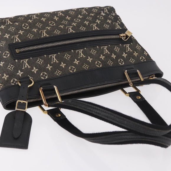 LOUIS VUITTON Monogram Mini Lucille PM Hand Bag Noir M92610 LV Auth bs36007