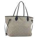 LOUIS VUITTON Monogram Idylle Neverfull MM Bag Gray Uncle M40514 LV Auth bs36008-1