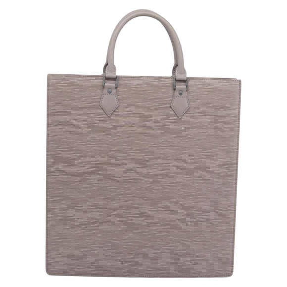LOUIS VUITTON Epi Sac Plat Hand Bag Lilac M5207B LV Auth bs36010