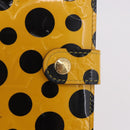 LOUIS VUITTON Monogram Vernis Dot Agenda PM Cover Yellow M91517 LV Auth bs36015-18