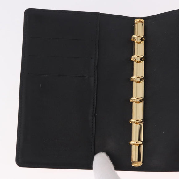 LOUIS VUITTON Monogram Vernis Dot Agenda PM Cover Yellow M91517 LV Auth bs36015
