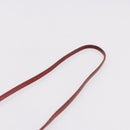 Miu Miu Matelasse Shoulder Pouch Chain Leather Red Gold Auth bs36016-8