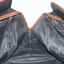 BOTTEGA VENETA Boston Bag PVC Canvas Black Gold Auth bs36018-20