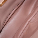 Miu Miu Hand Bag Leather 2way Pink Gold Auth bs36019A-11