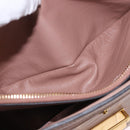 Miu Miu Hand Bag Leather 2way Pink Gold Auth bs36019A-29