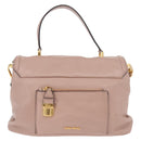 Miu Miu Hand Bag Leather 2way Pink Gold Auth bs36019A-2