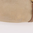 PRADA Tote Bag Leather 2way Beige Gold Auth bs36021-2
