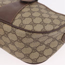 GUCCI GG Supreme Web Sherry Line Bag PVC Beige Gold 001 754 6177 Auth bs36022-16