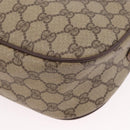 GUCCI GG Supreme Web Sherry Line Bag PVC Beige Gold 001 754 6177 Auth bs36022-18