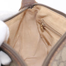GUCCI GG Supreme Web Sherry Line Bag PVC Beige Gold 001 754 6177 Auth bs36022-22