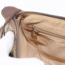 GUCCI GG Supreme Web Sherry Line Bag PVC Beige Gold 001 754 6177 Auth bs36022-23