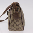 GUCCI GG Supreme Web Sherry Line Bag PVC Beige Gold 001 754 6177 Auth bs36022-3